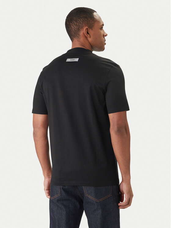 HUGO HUGO Camiseta Dimersom 50542968 Negro Slim Fit