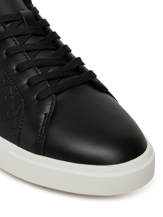Calvin Klein Sneakers Calvin Klein Low Pro Cups Lace Up Lth Aop HW0HW02817 Negru