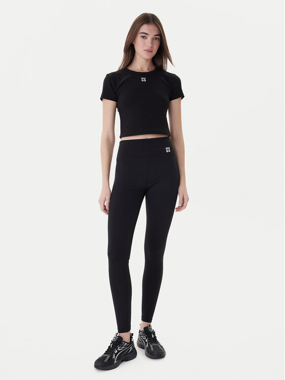 HUGO Hugo Футболка Delanor 50512000 Чорний Slim Fit