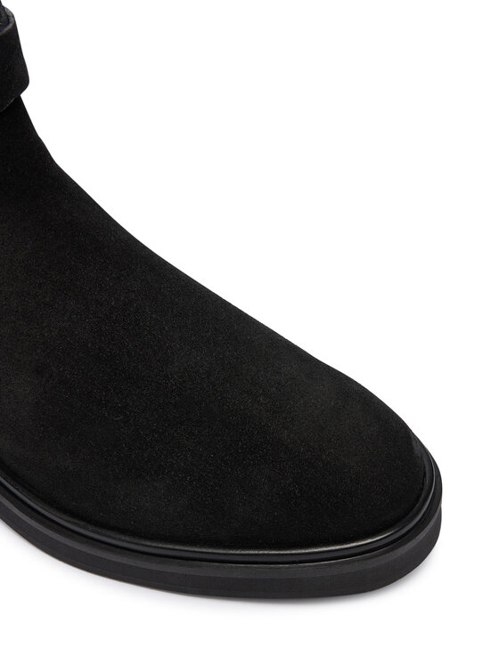 Calvin Klein Botines Calvin Klein Ankle Boot W/ Metal Logo Sue HW0HW02664 Negro
