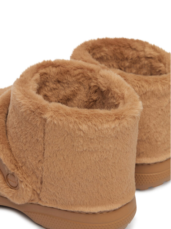 Crocs Παντόφλες Σπιτιού Crocs Classic Unfurgettable Boot 211743 Μπεζ
