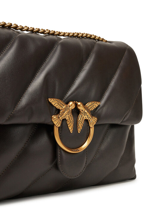PINKO Geantă PINKO Love Puff Big Cl AI 23-24 PLTT 100037 A0F2 Maro