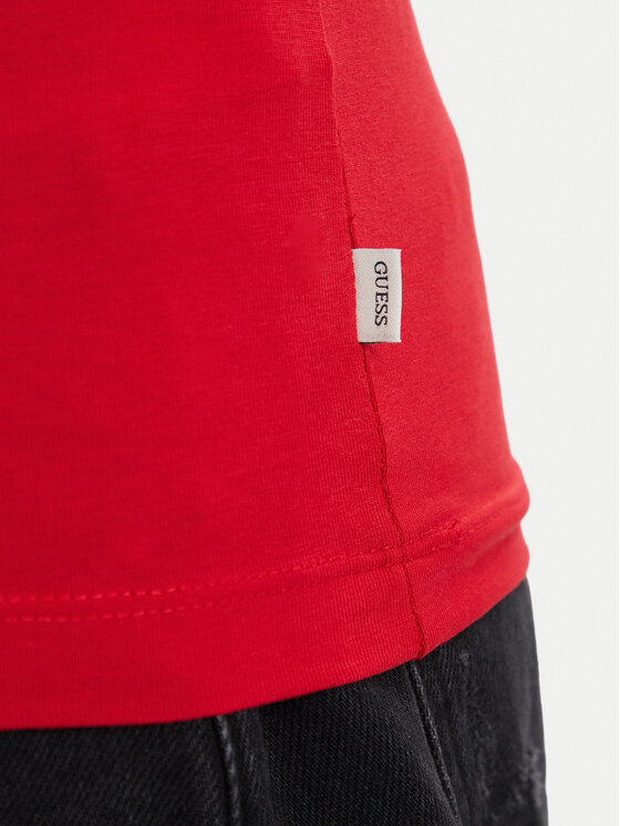 Guess Jeans Guess Jeans Футболка W6YI16 K3995 Червоний Slim Fit