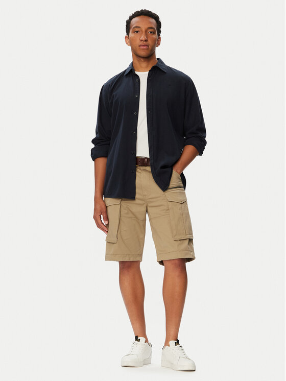 G-STAR G-STAR Pantalones cortos de tela Rovic D08566-5126-239 Beis Relaxed Fit