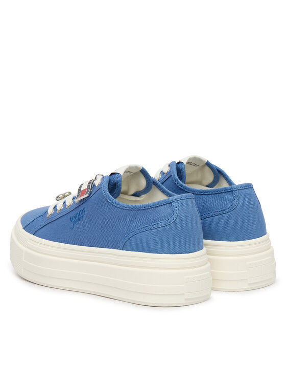 Tommy Jeans Sneakers Tommy Jeans Tjw Flatform Sneaker Charms EN0EN02959 Albastru