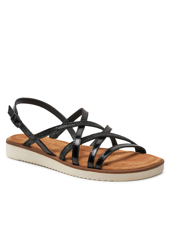 Tamaris Sandały Tamaris 1-28600-42 Czarny