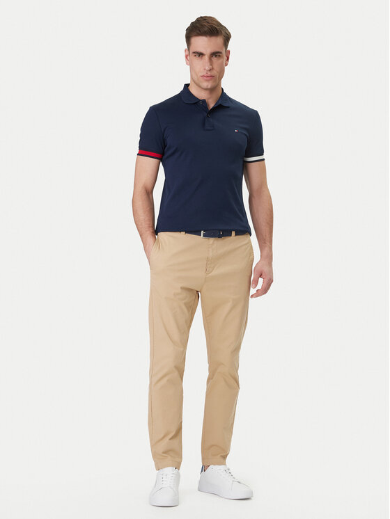 Tommy Hilfiger Tommy Hilfiger Polo MW0MW42743 Azul marino Slim Fit