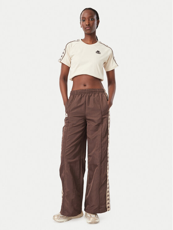 Kappa Kappa Donji dio trenerke Odette 332E1BW Smeđa Comfort Fit