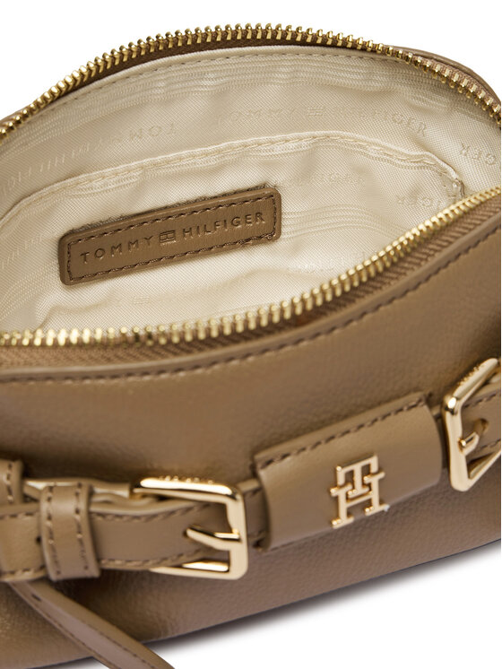 Tommy Hilfiger Kabelka Tommy Hilfiger Th Buckle  AW0AW19511 Béžová