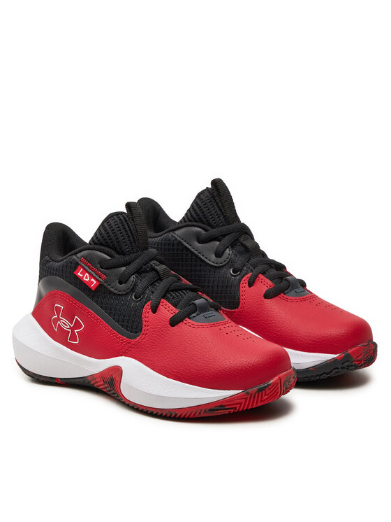 Under Armour Čevlji za košarko Under Armour Pre-School UA Lockdown 7 3028514 Rdeča