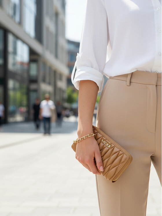 MEXX Peněženka MEXX CEO-MEXX-W1-001-AW25 Béžová