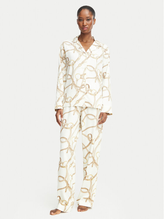 LAUREN RALPH LAUREN LAUREN RALPH LAUREN Πιτζάμα ILN92536 Κρεμ Regular Fit