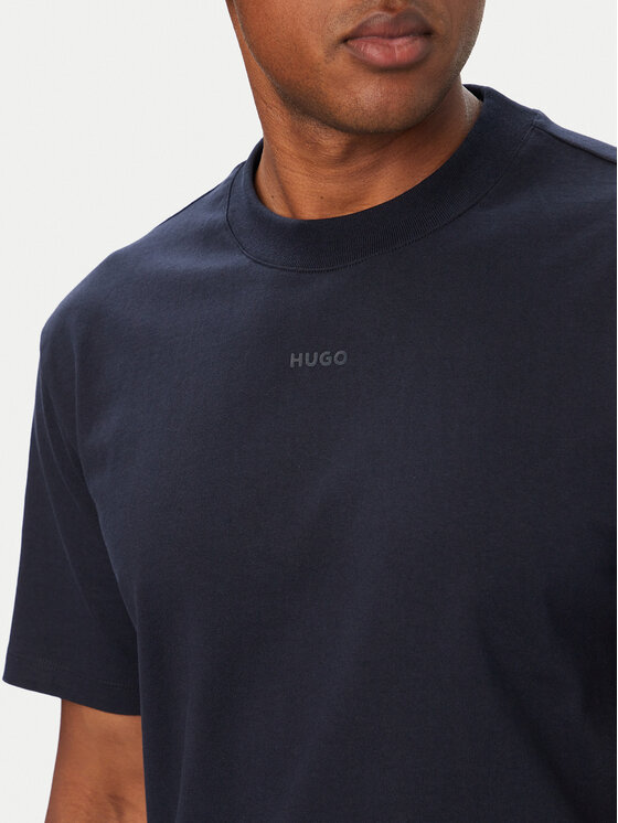 HUGO HUGO Camiseta Dapolino 50488330 Azul marino Regular Fit