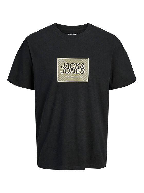 Jack & Jones Jack & Jones Футболка Jjrain Tee Ss Crew Neck 12288097 Чорний Regular Fit