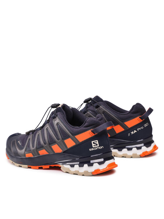 Salomon Sneakersy Salomon Xa Pro 3D V8 Gtx GORE-TEX 414444 28 V0 Granatowy