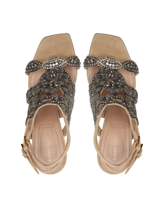 Alberta Ferretti Босоніжки Alberta Ferretti 23151A6311 8021 Сірий
