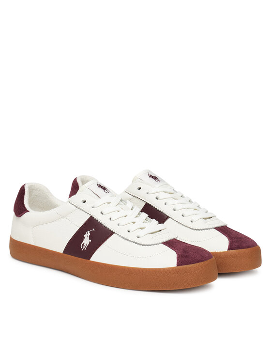 Polo Ralph Lauren Снікерcи Polo Ralph Lauren Court Vlc Pp 816974111001 Білий