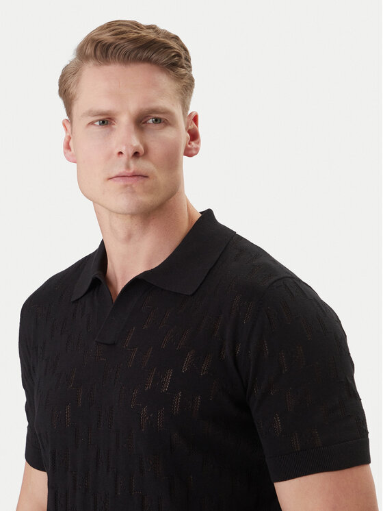 KARL LAGERFELD KARL LAGERFELD Polo 655005 562301 Negro Slim Fit