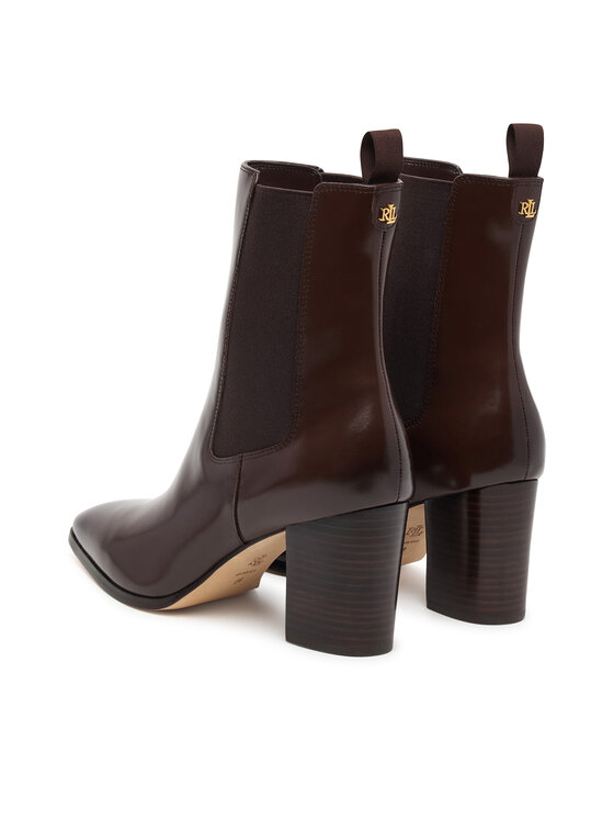 LAUREN RALPH LAUREN Členková obuv LAUREN RALPH LAUREN Rlyn Bte Hl Bo Bte 802P12049002 Hnedá