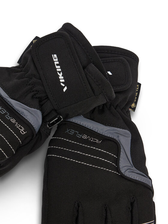 Viking Slēpošanas cimdi Viking Helix GTX Ski 165/22/2252/08 Melns