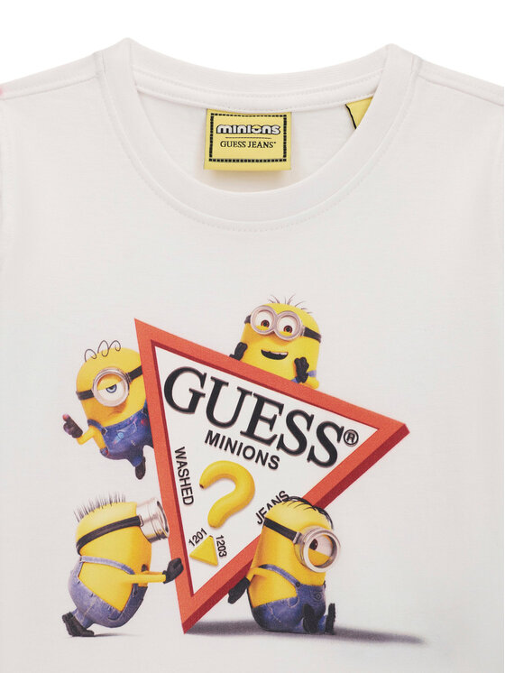 Guess Jeans Guess Jeans Футболка N6YI28 K6652 Білий Regular Fit