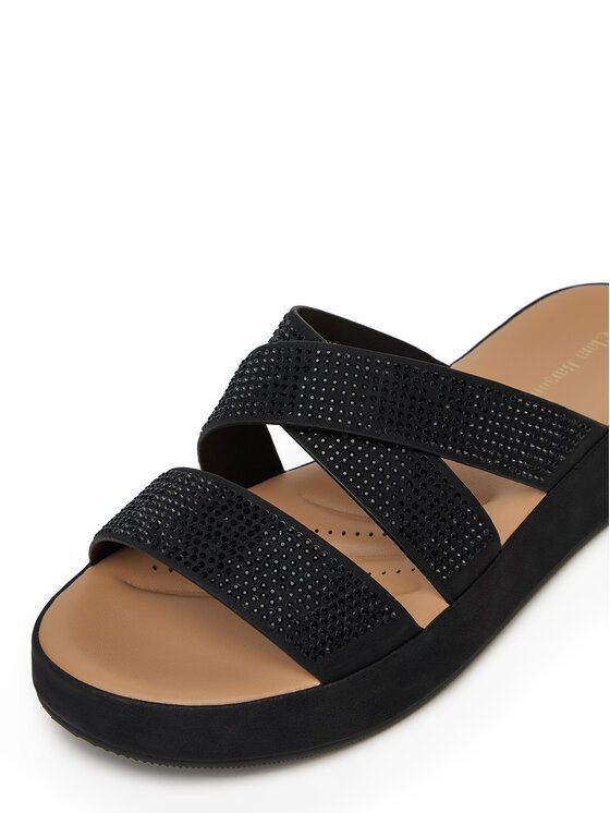 Clara Barson Klapki Clara Barson R23SS06671 Czarny