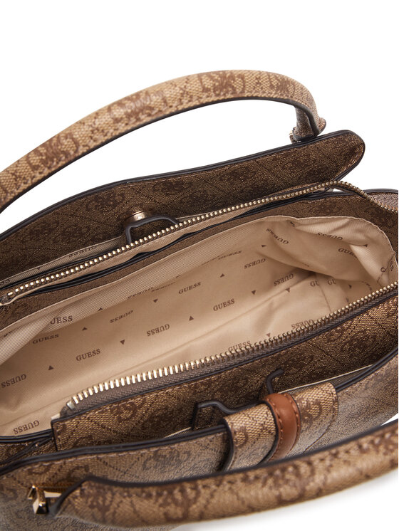Guess Ročna torba Guess Yvonne Logo HWSG23 78060 Rjava