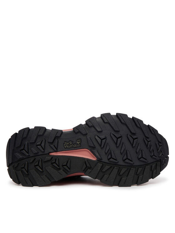 Jack Wolfskin Трекінгові черевики Jack Wolfskin Wild Hike Texapore Low A65581 Чорний