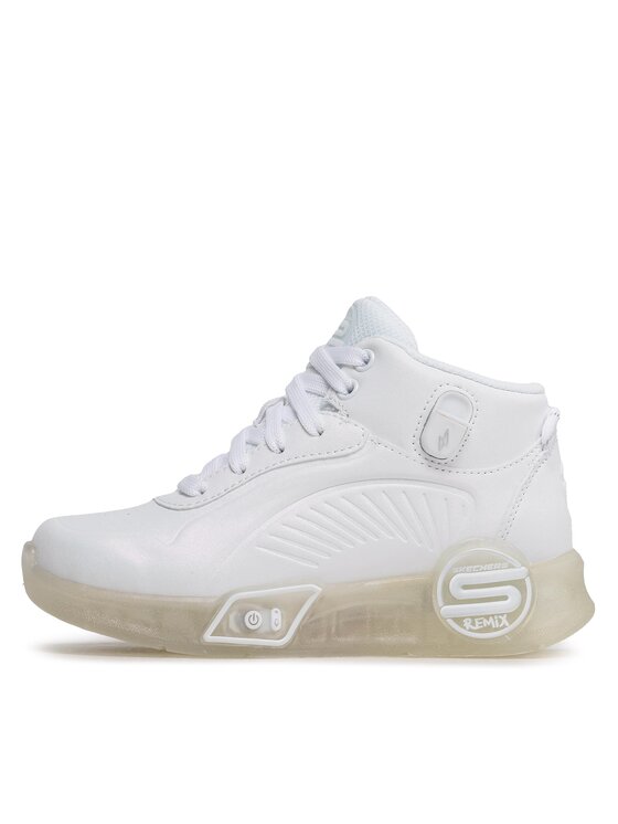 Skechers Sneakersy Skechers S-Lights Remix 310100L/WHT Bílá