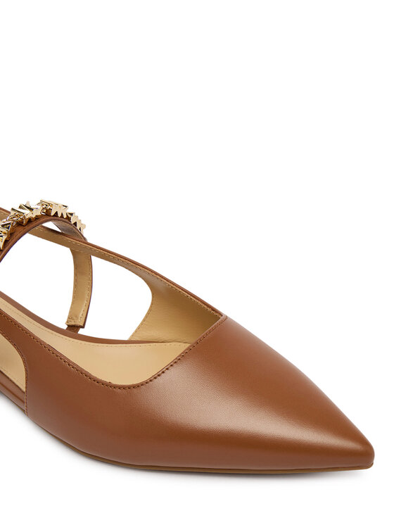 MICHAEL Michael Kors Baleriny MICHAEL Michael Kors Dina 40R6DIFP2L Brązowy