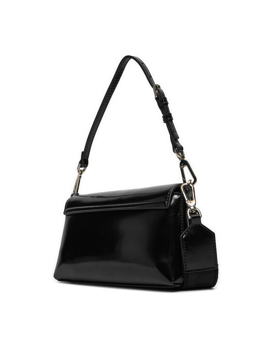 Calvin Klein Geantă Calvin Klein Ck Must Dbl Strap Mini Bag_Shiny K60K612772 Negru