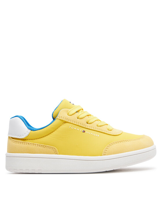 Tommy Hilfiger Snīkeri Tommy Hilfiger Low Cut Lace-Up Sneaker T3X9-33351-1694 M Dzeltens