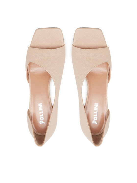 Pollini Sandały Pollini SA16207C1MTD0122 Beżowy
