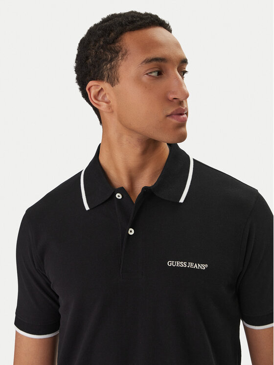 Guess Jeans Guess Jeans Polo M6RP24 KCJV1 Negro Regular Fit