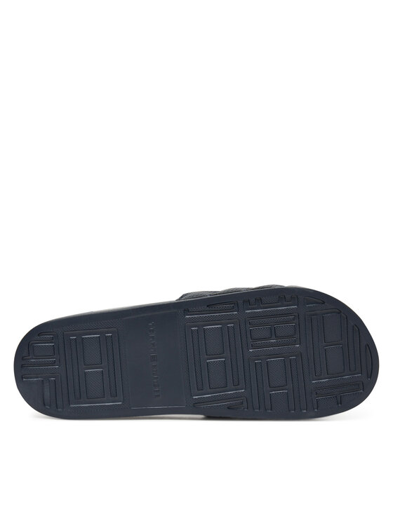 Tommy Hilfiger Šlepetės Tommy Hilfiger Pad Perf Pool Slide FM0FM05709 Tamsiai mėlyna