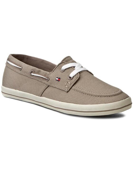 Tommy Hilfiger Πάνινα παπούτσια Tommy Hilfiger Victoria 11D FW56820835 Μπεζ