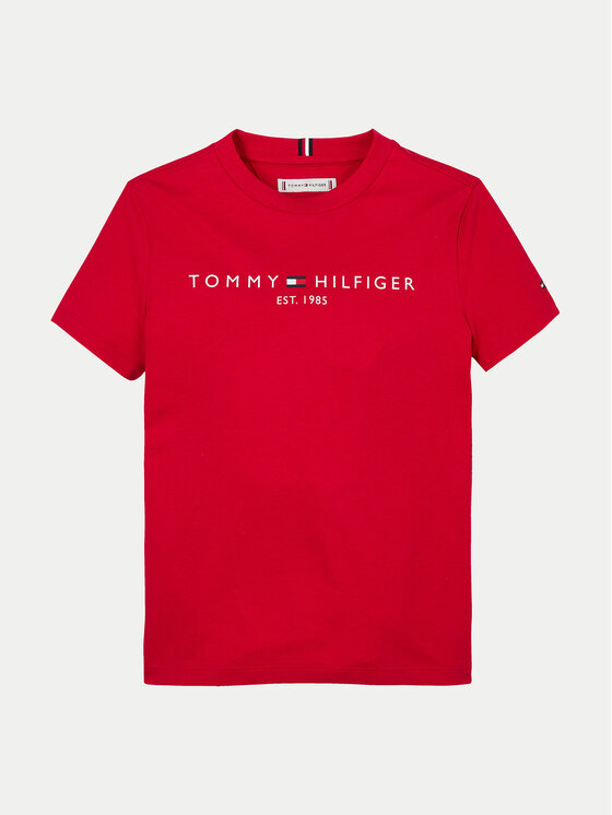 Tommy Hilfiger Tommy Hilfiger Camiseta Essential KS0KS00397 D Rojo Regular Fit