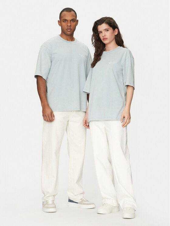 Filling Pieces Filling Pieces Póló Unisex Pinky Promise 7449983 Zöld Regular Fit