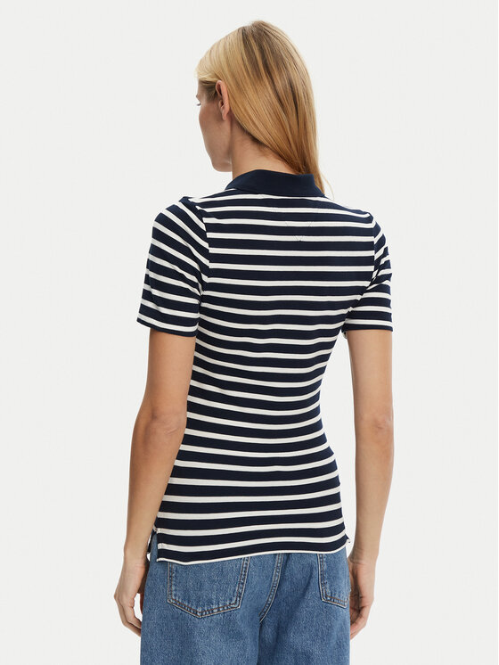 Tommy Hilfiger Tommy Hilfiger Polo 1985 WW0WW43225 Tamnoplava Slim Fit