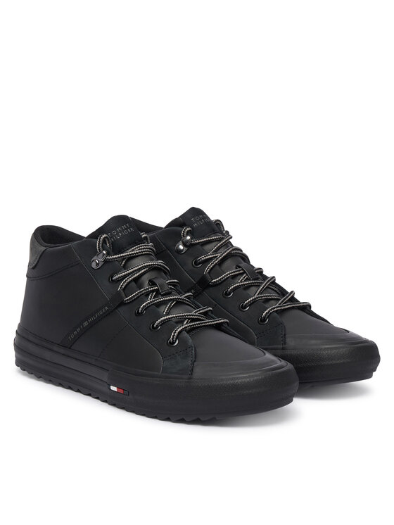 Tommy Hilfiger Αθλητικά Tommy Hilfiger Harlem Street Cleat Winter FM0FM05954 Μαύρο