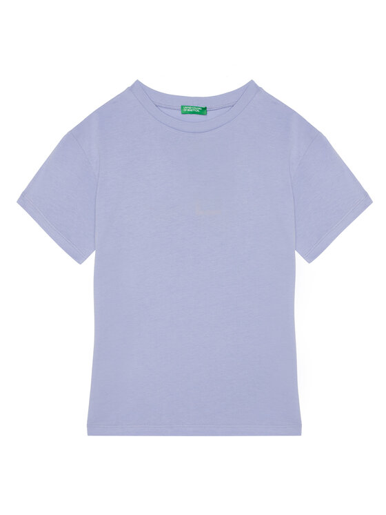 United Colors Of Benetton United Colors Of Benetton Marškinėliai 3I1XC10P7 Violetinė Regular Fit