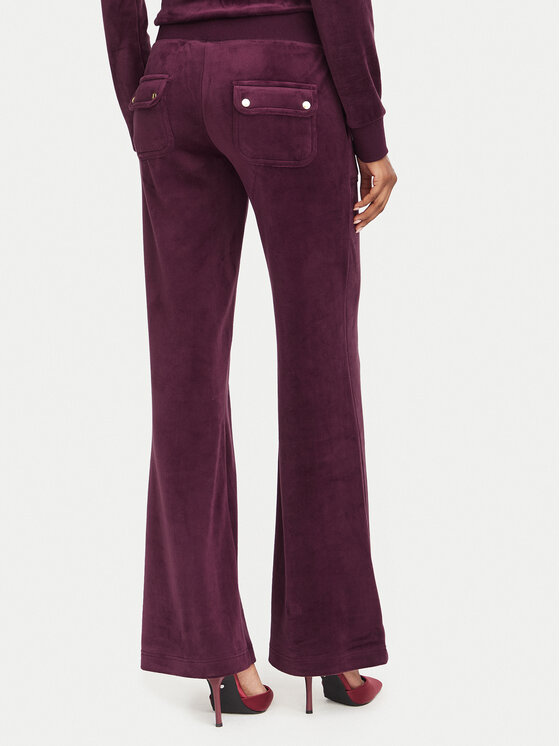 Juicy Couture Juicy Couture Melegítő alsó Layla JCSEBJ001G Bordó Regular Fit