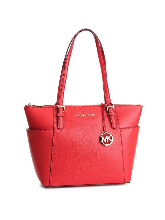 MICHAEL Michael Kors Torebka MICHAEL Michael Kors Jet Set Item 30F2GTTT8L Czerwony