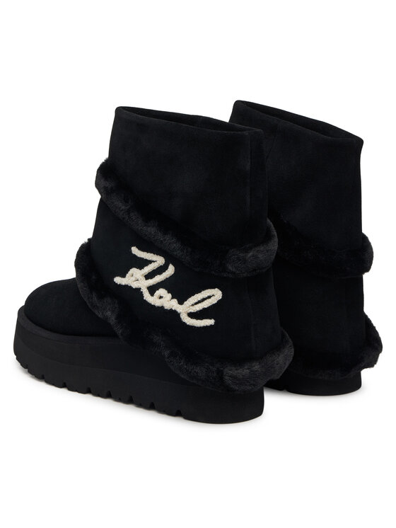 KARL LAGERFELD Sniego batai KARL LAGERFELD Skylar KL48652 Juoda