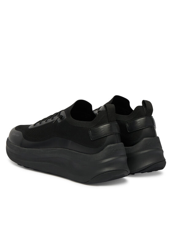 Calvin Klein Laisvalaikio batai Calvin Klein Chunky Runner Lace Up Sock Knit YM0YM01457 Juoda