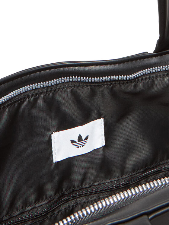 adidas Borsetta adidas Polyurethane Shopper Outline Trefoil JC6000 Nero