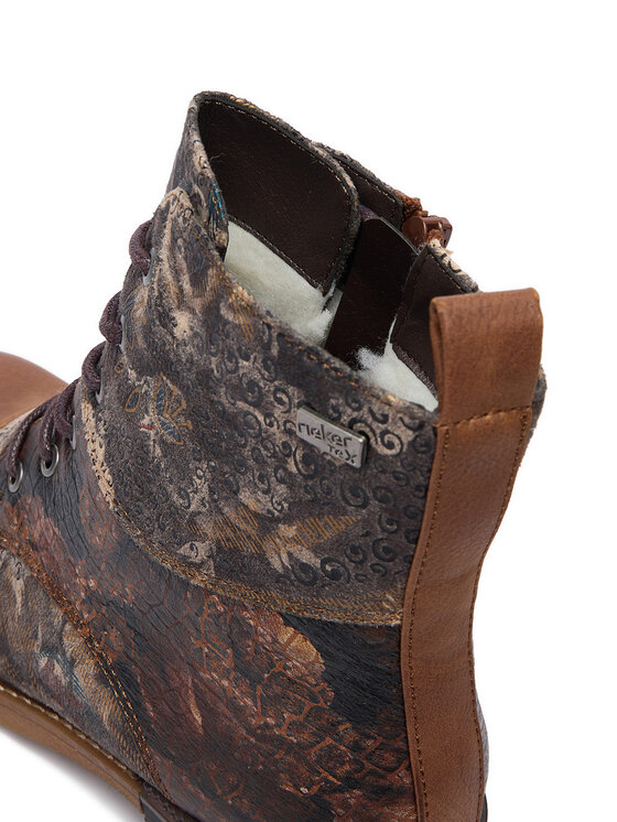 Rieker Kotníková obuv Rieker CEO-94611-90 Hnědá
