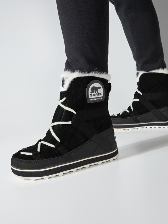 Sorel Sněhule Sorel Glacy Explorer Shortie NL2079 Černá