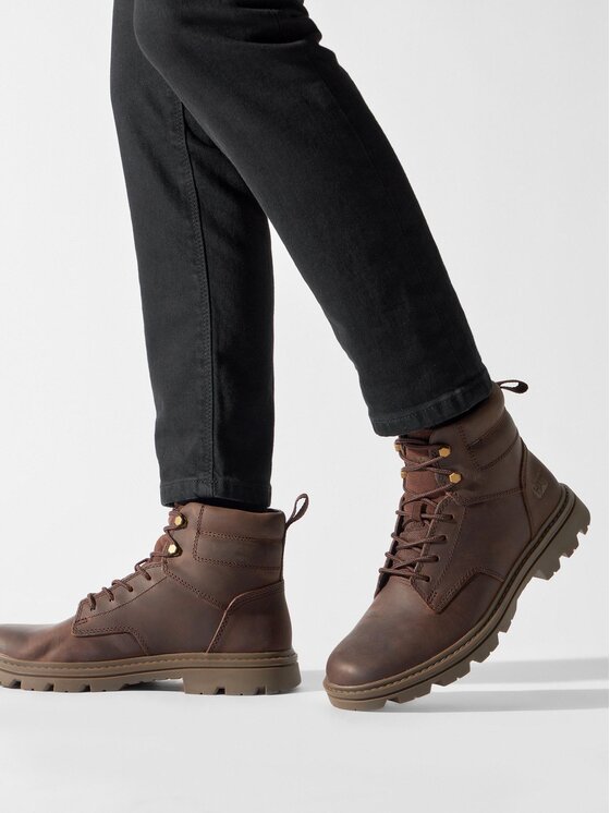 CAT Footwear Turistická obuv CAT Footwear Practitioner Mid P725843 Hnědá