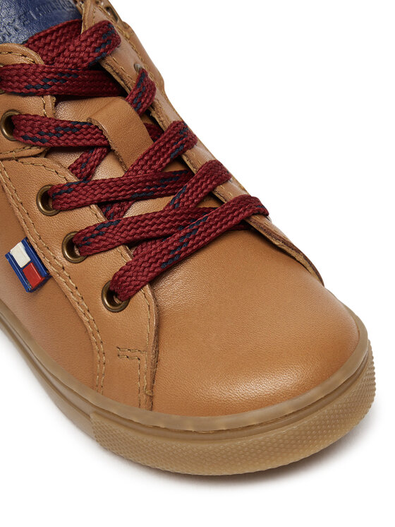 Tommy Hilfiger Trzewiki Tommy Hilfiger T1X9-33623-0092 Brązowy